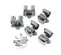 Wiltec Jeu de 5 Accroche-balai mural, 50 x 50 x 42 mm par pièce, en acier, Support porte-balai pour outils de nettoyage et jardinage Râtelier rangement