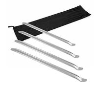 Jeu de Levier Démonte-pneus 4 pièces 300-600 mm Levier Manuel de Montage en Acier chromé Barre Auto