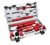 Jeu Vérin hydraulique carrossier Puissance de 10 tonnes Coffret de redressage & Accessoires inclus