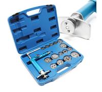 WilTec Jeu Repousse-Piston pour Étriers de Frein avec 16 pièces - avec Coffret 400 x 315 x 100 mm - Outils air comprimé - pour Frein à Disque pneumatique