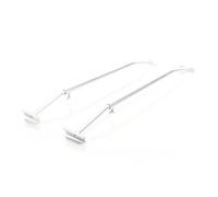 Wiltec Kit 2X Arceau réglable de 100 à 145 mm en Aluminium pour bâches de remorque Support de Housse Accessoire Sécurité Bâche Armature