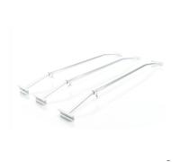 Wiltec Kit 3X Arceau réglable de 100 à 145 mm en Aluminium pour bâches de remorque Support de Housse Accessoire Sécurité Bâche Armature