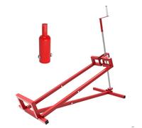 Wiltec Kit Cric lève Tracteur Tondeuse avec Adaptateur pour Visseuse sans Fil - 400 kg Max. - Acier - Mowerlifter Outillage de Mecanicien Treuil Palan Nettoyage Facile