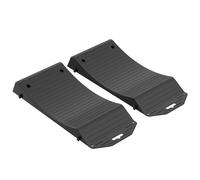 Wiltec Kit de 2 Cales de protection pour pneus XL anti-ovalisation - Capacité 3,5 tonnes - 495 x 215 x 60 mm - Antidérapantes, Contr