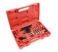 WilTec Kit de 7 Outils de dépose Airbag - Bits Inclus - Montage Démontage Maintenance Véhicule - dans Un Coffret - Compatible avec différents modèles de Voitures