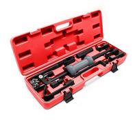 WilTec Kit Marteau Coulissant Universel 11 pcs. - dans Un Coffret - Outil d'inertie et Accessoires pour Débosselage carrosserie Réparation Redressage Automobile