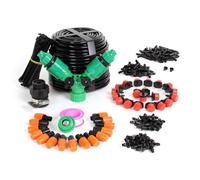 Wiltec Kit Micro Système d'Irrigation - Tuyau 40 m nombreux goutteurs réglables - Arrosage avec Jet Fontaine Arroseur Jardin Balcon