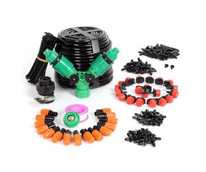 Wiltec Kit Micro Système d'Irrigation - Tuyau 40 m, nombreux goutteurs réglables - Arrosage avec Jet Fontaine Arroseur Jardin Balcon Jardinage