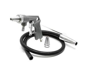 Wiltec Kit Pistolet de sablage à air comprimé avec Tuyau d’aspiration Buse de rechange 6,3 bars - Jet de sable - Accessoires air comprimé