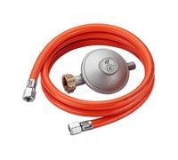 Wiltec Kit pressostat 700 mbar avec tuyau 1,5 m - pour raccords français FR - Détendeur de gaz, limiteur de pression, régulateur de