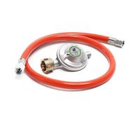 Wiltec Kit Raccordement de gaz - avec Tuyau 80 cm et Pressostat 50 mba