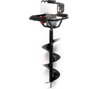 Wiltec Kit Tarière thermique à essence – 530 x 370 x 320 mm – Moteur 2 temps 1,4 kW 1,9 CV – Cylindrée 52 cm³ – Perceuse de sol Jardinage Aménagement – Vis sans fin incluse de 300 mm
