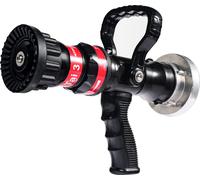 Wiltec Lance d’incendie polyvalent – Storz C – 150 / 200 / 350 / 450 l/min – Réglage en continu – Intervention secours Sapeur pompier Chantier