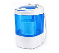 Wiltec Lave-linge camping jusqu'à 3,0 kg 150 W, mini lave-linge 33 x 35 x 52,5 cm pour laver et essorer, machine à laver de voyage avec minuterie