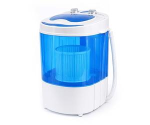 Wiltec Lave-linge camping jusqu'à 3,0 kg 150 W, mini lave-linge 33 x 35 x 52,5 cm pour laver et essorer, machine à laver de voyage avec minuterie