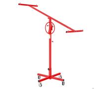 Wiltec Lève-panneaux pour panneaux placoplâtre - Hauteur 170-290 cm / Charge max. 40 kg / Angle d'inclinaison 35° / 4 roulettes - Lè