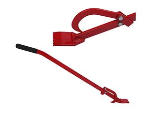 Wiltec Levier tourne-billes bois - 120 cm de long - pour grumes 540 mm - Aide-abattage universelle et Maintien tronçonneuse - Crochet de retournement