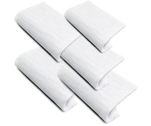 Wiltec Lot 5x Torchon pour pressoir - 280 x 280 x 580 mm - 18 L - Sac de filtrage en polyester - Robuste et fin - pour Presse manuelle pour Moût de pomme poire raisins baies - Vin Cidre