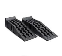 Wiltec Lot de 2 Rampes Voiture d’accès - 900 x 330 x 220 mm - Charge 6 T - en Plastique - HDPE - Surface Anti-dérapante - Cales de Roue véhicule Chargement accès Caravane Camping Car Remorque