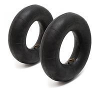 Wiltec Lot de 2x Chambre à air 18x8.50-8 pour pneu de tracteur à pelouse - avec Valve coudée - capacité de charge max. 370 kg - pour Roue Tondeuse à gazon Brouette Chariot Diable
