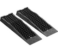 Wiltec Lot Rampes Camping-car 5 T max. Cale d’accès Polypropylène 70x 20x7,8 cm Calage Véhicule Caravanes et Voitures basses Nivellement & Entretien & Immobilisation Véhicule Butée Bloque-roue