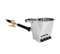 Wiltec Machine à crépir - Capacité 3,7 l env., Pression de fonctionnement 6-10 bars - Pistolet à mortier polyvalent - Crépisseuse, Projeteuse à enduit, Pelle-stuc