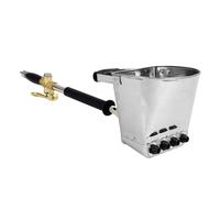 Wiltec Machine à crépir - Capacité 3,7 l env., Pression de fonctionnement 6-10 bars - Pistolet à mortier polyvalent - Crépisseuse, Projeteuse à enduit, Pelle-stuc