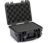 Wiltec Mallette de transport universelle robuste – 25 x 21,8 x 16,6 cm – en PP et Fibre de verre – avec Mousse cube personnalisable – Valise de protection pour équipements fragiles et délicats – IP67