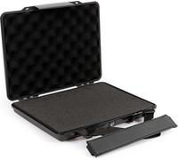 Wiltec Mallette de transport universelle robuste – 33,2 x 26,1 x 4,9 cm – en ABS – Valise de protection pour équipements fragiles et délicats – avec Bandoulière – IP67
