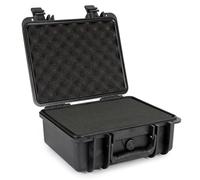 Wiltec Mallette de transport universelle robuste - 34 x 31 x 15,2 cm - en PP et Fibre de verre - avec Mousse cube personnalisable - Valise de protection pour équipements fragiles et délicats - IP67