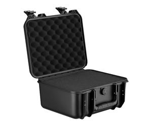 Wiltec Mallette de transport universelle robuste - 36,2 x 31 x 17,5 cm - en PP - avec Mousse cube personnalisable - Valise de protection pour équipements fragiles et délicats