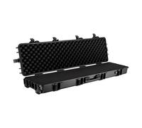 WilTec Mallette pour Armes sur Roues - 137,8 x 38,3 x 17,5 cm - capacité 100 kg - pour 2 fusils - avec Mousse - Valise Fusil de Chasse, Carabine, Chasseur - approuvé par compagnies aériennes