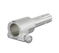 WilTec Manchon de Prise de Force Cardan - Longueur 160 mm - Raccord logement 1 3/8" 21D - Raccord Sortie 1 3/8" 6D - Ø 36 mm/34,87 mm - Arbre cannelé de Tracteur