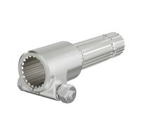 WilTec Manchon de Prise de Force Cardan - Longueur 160 mm - Raccord logement 1 3/8" 21D - Raccord Sortie 1 3/8" 21D - Ø 36 mm/34,87 mm - Arbre cannelé de Tracteur