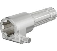 Wiltec Manchon de Prise de force Cardan - Longueur 160 mm - Raccord logement 1 3/8" 6D - Raccord sortie 1 3/8" 21D - Ø 36 mm/34,87 mm - Arbre cannelé de tracteur