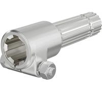Wiltec Manchon de Prise de force Cardan - Longueur 160 mm - Raccord logement 1 3/8" 6D - Raccord sortie 1 3/8" 21D - Ø 36 mm/34,87 mm - Arbre cannelé de tracteur