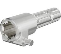 Wiltec Manchon de Prise de force Cardan - Longueur 160 mm - Raccord logement 1 3/8" 6D - Raccord sortie 8-32x38x6 - Ø 39 mm/37,92 mm - Arbre cannelé de tracteur