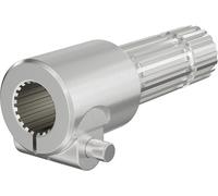 Wiltec Manchon de Prise de force Cardan - Longueur 175 mm - Raccord logement 1 3/8" 21D - Raccord sortie 1 3/4" 20D - Ø 36 mm/44,3 mm - Arbre cannelé de tracteur