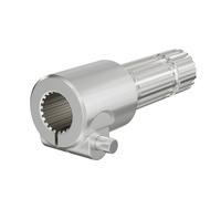 Wiltec Manchon de Prise de force Cardan - Longueur 175 mm - Raccord logement 1 3/8"" 21D - Raccord sortie 1 3/4"" 20D - Ø 36 mm/44,3 m