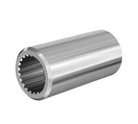 WilTec Manchon pour Arbre de Transmission Arbre cannelé Type D 100 mm 1 3/8" 21 Dents 21 Rainures Tracteur