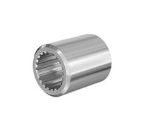 WilTec Manchon pour Arbre de Transmission Arbre cannelé Type D 60 mm 1 3/8" 21 Dents 21 Rainures Tracteur