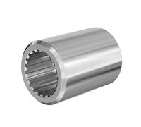 WilTec Manchon pour Arbre de Transmission Arbre cannelé Type E 80 mm 1 3/4" 20 Dents 20 Rainures Tracteur