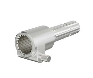 WilTec Manchon Prise de Force Cardan 160mm Logement pour Arbre cannelé 1 3/8" 21D Sortie 1 3/8" 6D Tracteur