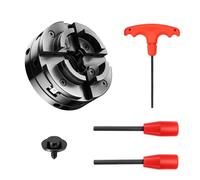 Wiltec Mandrin de rechange pour Tour à bois d‘établi 550W Réglable 650-3800 tr/min, Porte-outil Usinage de Bois Haute qualité, Tournage, Accesoires inclus, Atelier Bricolage