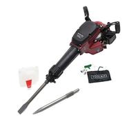 Wiltec Marteau de démolition 2,5 CV - 670 x 360 x 370 mm - 1500 tr/min - Avec burins et autres accessoires - pour Béton Pierre natur