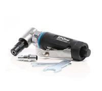 Wiltec Meuleuse droite Coudée 90° Pneumatique - 154 x 78 mm - 20 000 tr/min - Raccord 6,35 mm - Consommation air 99 l/min - Ponceuse Rectifieuse Affûteuse Air comprimé Multifonctions