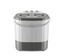 Wiltec Mini machine à laver et sèche-linge - 60 x 36 x 60 cm - Capacité de lavage de 3 kg/d’essorage de 2 kg - 230/135 W - Lave-ling