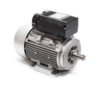 Wiltec Moteur asynchrone monophasé électrique - 350 x 175 x 255 mm - 2 Pôles - 230 V / 2,2 kW / 3 CV / 2850 tr/min - avec Condensateur de démarrage et Enroulement en cuivre