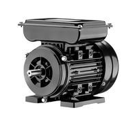 Wiltec Moteur électrique asynchrone monophasé à induction - 0,75 kW (1 CV) - 1400 tr/min - 230 V - 4 pôles - Boîtier en aluminium - D’application polyvalente