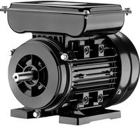 Wiltec Moteur électrique asynchrone monophasé à induction – 1,5 kW (2 CV) – 1450 tr/min – 230 V – 4 pôles – Boîtier en aluminium – D’application polyvalente